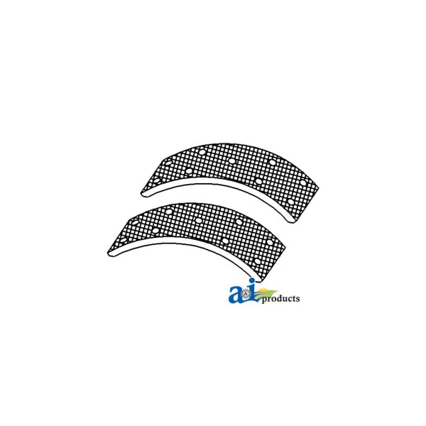 Brake Shoe Linings w/ Rivets 7" x3" x3"